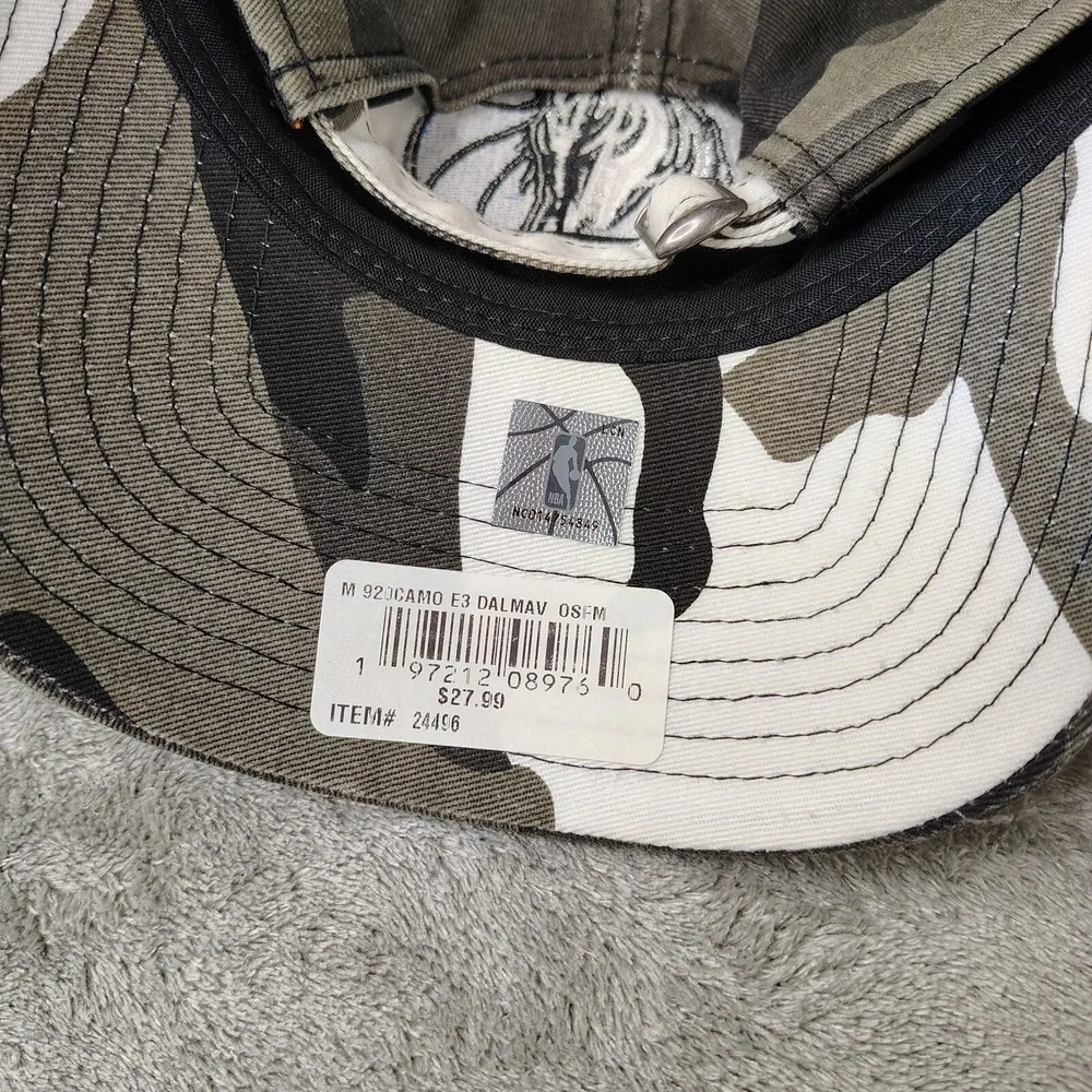 New Era Dallas‎ Mavericks NBA White Green Camouflage 9Twenty Adjustable Dad Hat
